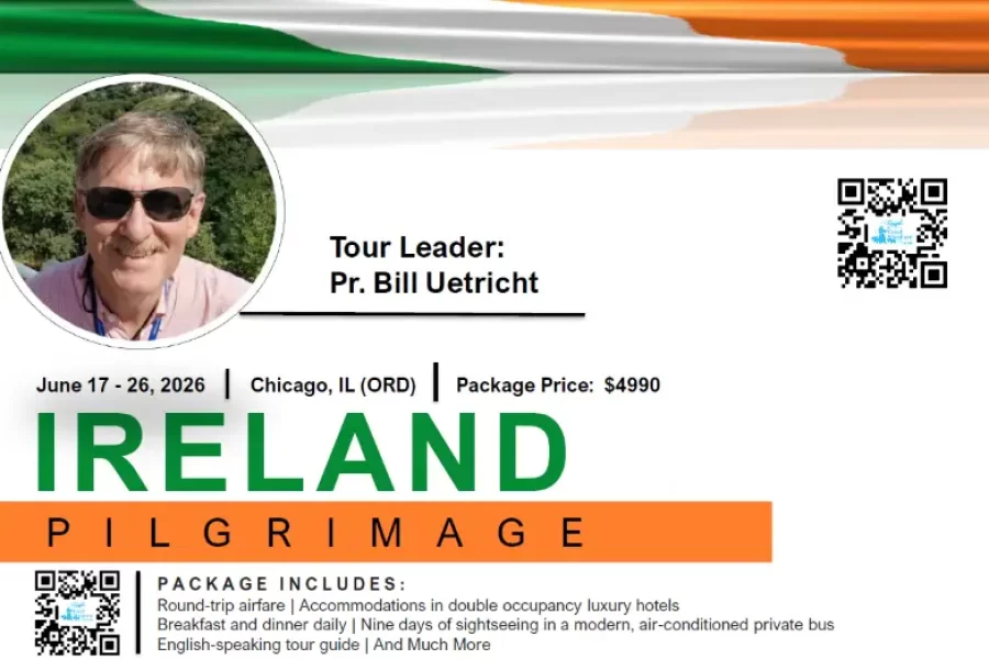 Join Pr. Bill Uetricht to the Shrines and Abbeys of Ireland June 17 – 26, 2026 From Chicago, IL (ORD)