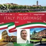 Join Deacon Keith Kolodziej on a 11 Day Pilgrimage to Italy from Atlanta, GA (ATL) September 21 – October 01, 2026