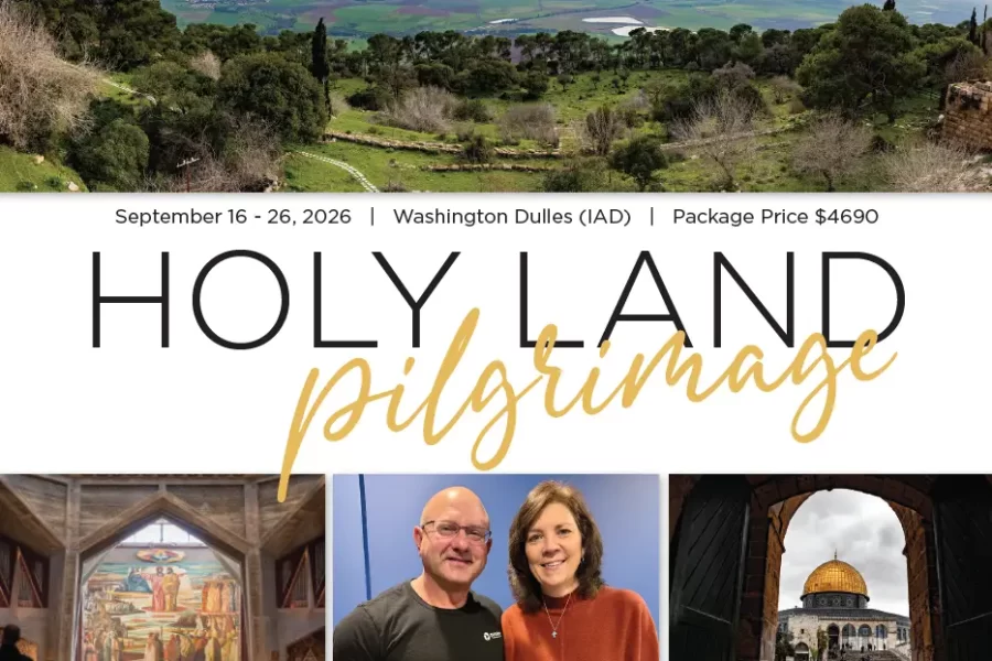 Join Pastor Brian Hughes on an 11 Days In the footsteps of Jesus from Washington, DC (IAD) September 16 – 26, 2026