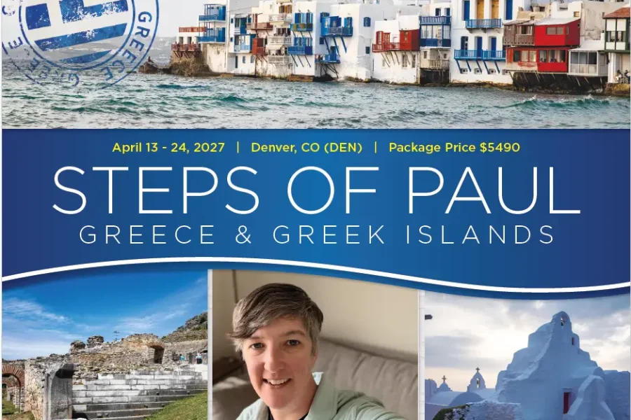 pastor kate davidson greece pilgriamge promo